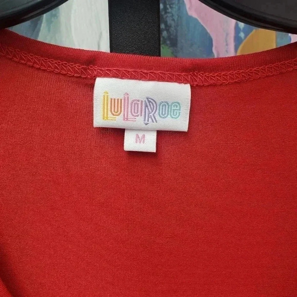 Lularoe Tank Top Medium Red - Picture 2 of 5